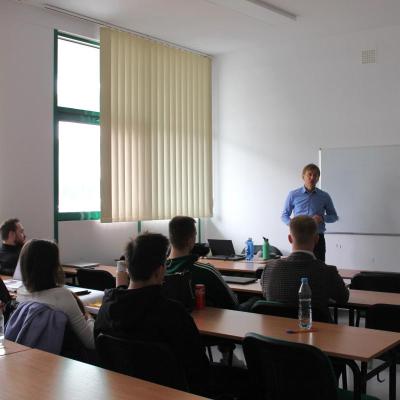 Wyjątkowy gość na naszych zajęciach -  Pana Tomasz Dzięcioł - Global Leader of the Internal Audit at TMF Group