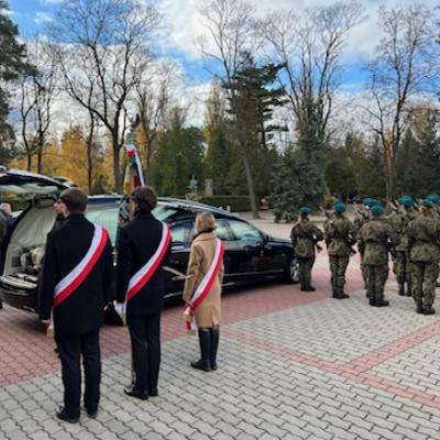 Uroczystości pogrzebowe kapitana WP w st. spocz. Tadeusza Kostarskiego, pseudonim Sęp II