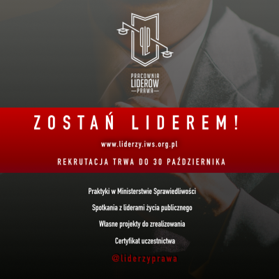 Weź udział w Pracowni Liderów Prawa!