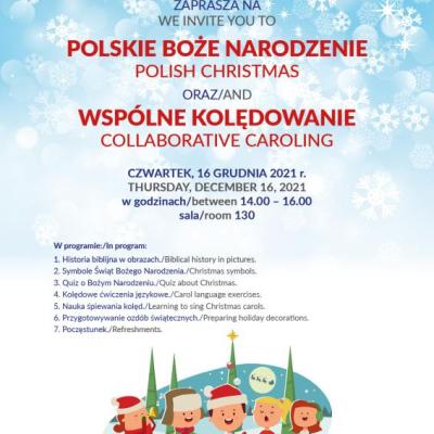 We shall start celebrating Christmas at Lazarski University as early as Wednesday, 16 December at 14.00 p.m, room 130!