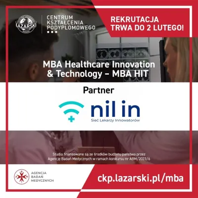 NIL IN partnerem programu MBA Healthcare Innovation & Technology - MBA HIT