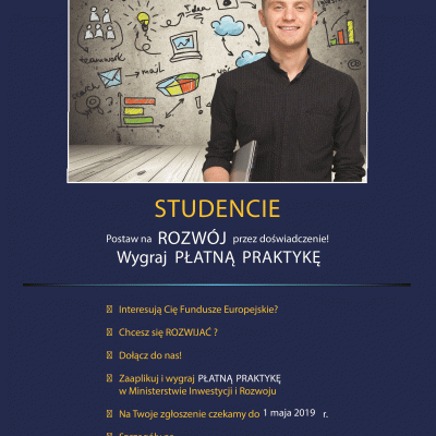 Praktyka w MINISTERSTWIE INWESTYCJI  I ROZWOJU