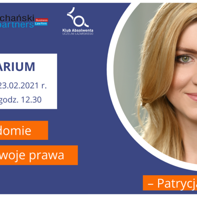 Webinarium pt. „Lataj świadomie - poznaj swoje prawa”