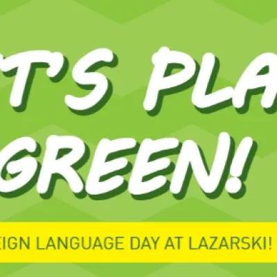 Już jutro 24 października Gramy w zielone - Dzień Promocji Języków w Łazarskim!