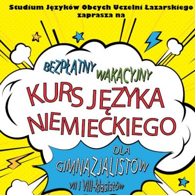 25 czerwca startują XVI Językowe Wakacje dla Dzieci w Uczelni Łazarskiego!