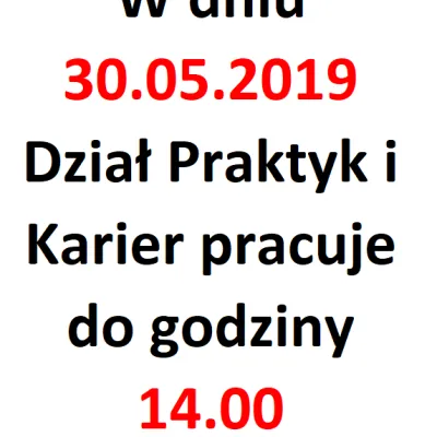 Zamknięcie Biura