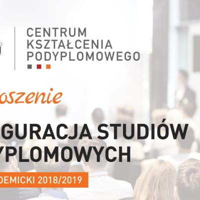 Zaproszenie na uroczystą inaugurację studiów podyplomowych