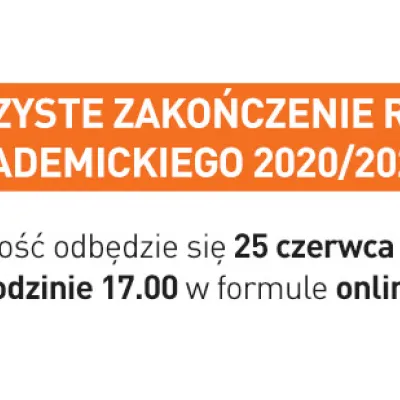 Zaproszenie na zakończenie roku akademickiego w Centrum Kształcenia Podyplomowego