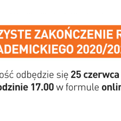 Zaproszenie na zakończenie roku akademickiego w Centrum Kształcenia Podyplomowego