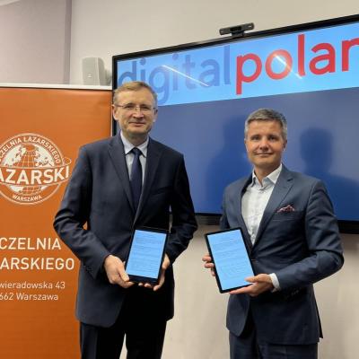 Uczelnia Łazarskiego i Fundacja Digital Poland podejmują współpracę
