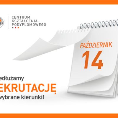 Przedłużamy rekrutację na wybrane studia podyplomowe i programy MBA