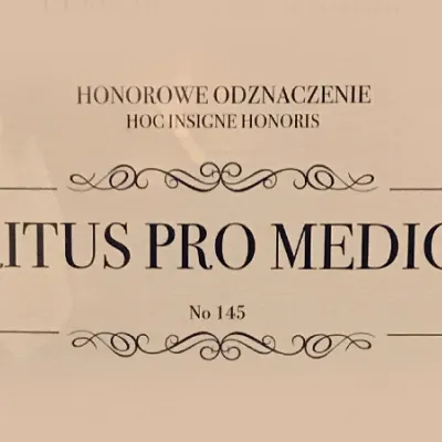 Honorowe odznaczenie dr hab. n. med. Anny Wilmowskiej-Pietruszyńskiej
