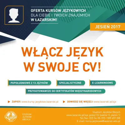 WŁĄCZ JĘZYK W SWOJE CV!