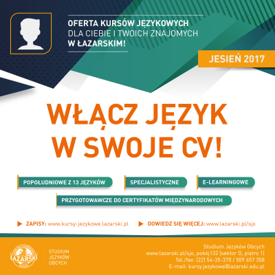 WŁĄCZ JĘZYK W SWOJE CV!