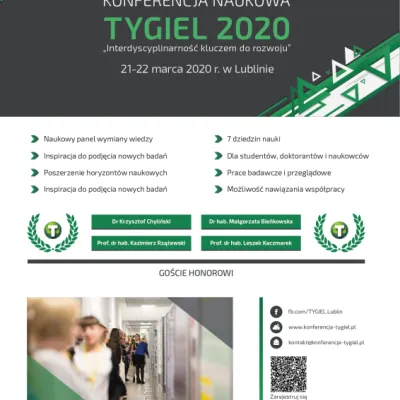XII Konferencja Naukowa TYGIEL 2020 „Interdyscyplinarność kluczem do rozwoju”