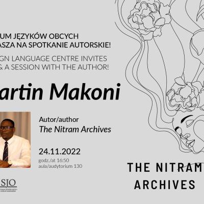"The Nitram Archives" – spotkanie autorskie