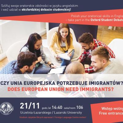Czy Unia Europejska potrzebuje imigrantów?