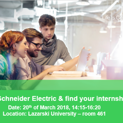 Meet Schneider Electric & find your internship