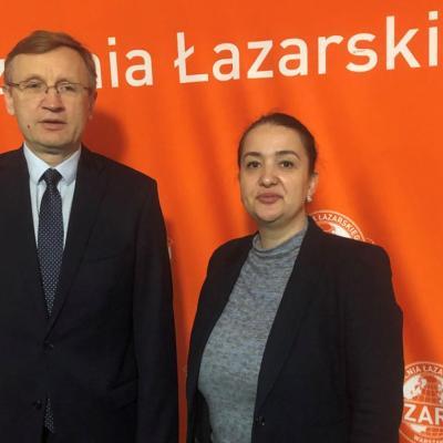 Współpraca Uczelni Łazarskiego i Uniwersytetu im. Tarasa Szewczenki