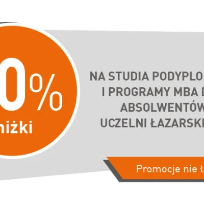 Zapraszamy absolwentów Uczelni Łazarskiego na studia podyplomowe z 20% zniżką