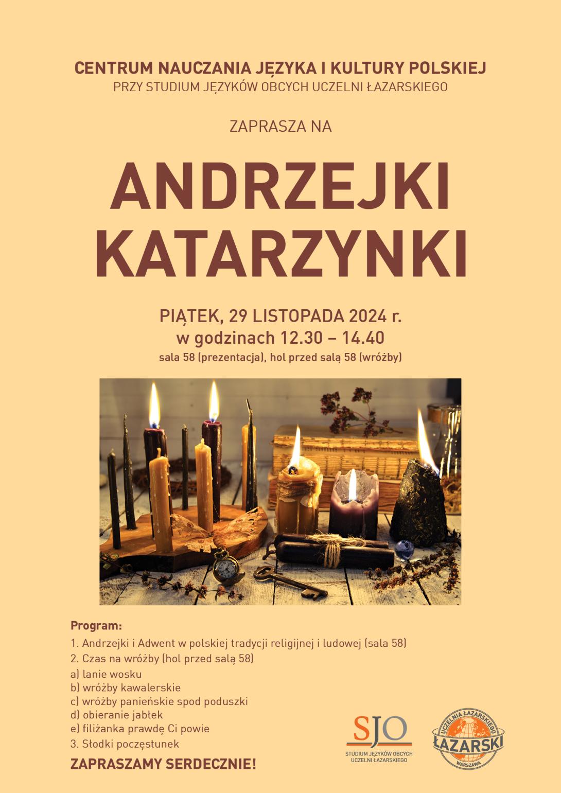 płonące świece, klucz