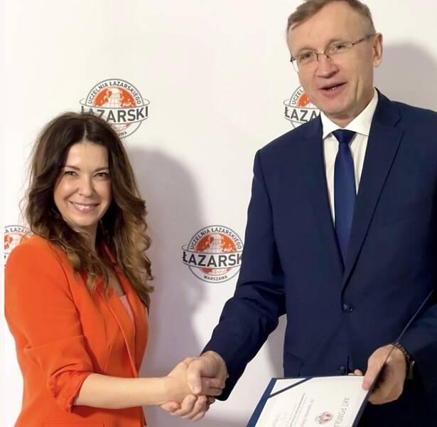Agnieszka Oleksyn Wajda pelnomocnikiem Rektra ds. ESG Uczelni Lazarskiego