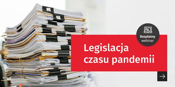 Banner webinar legislacja czasu pandemii
