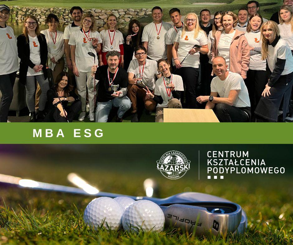 Inauguracja 1 edycji programu MBA ESG   Lazarski Golf Championship 2023 grafika