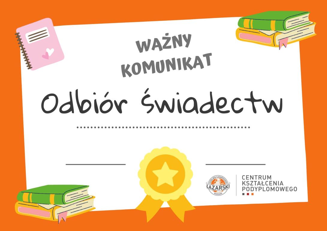 Odbior swiadectw grafika