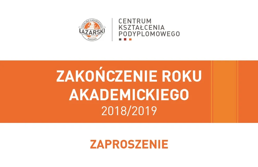 Zakonczenie roku akademickiego