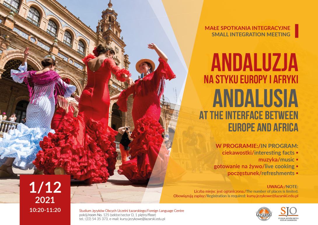 plakat Andaluzja na styku Europy i Afryki