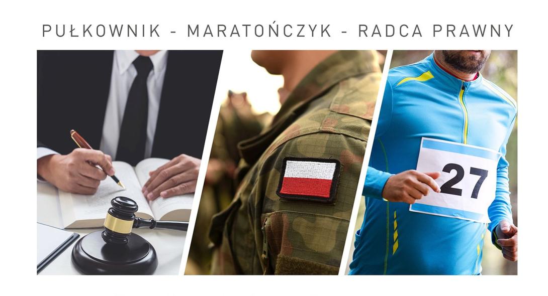 plakat Prelekcja Jak laczyc pasje do wojska oraz prawa short
