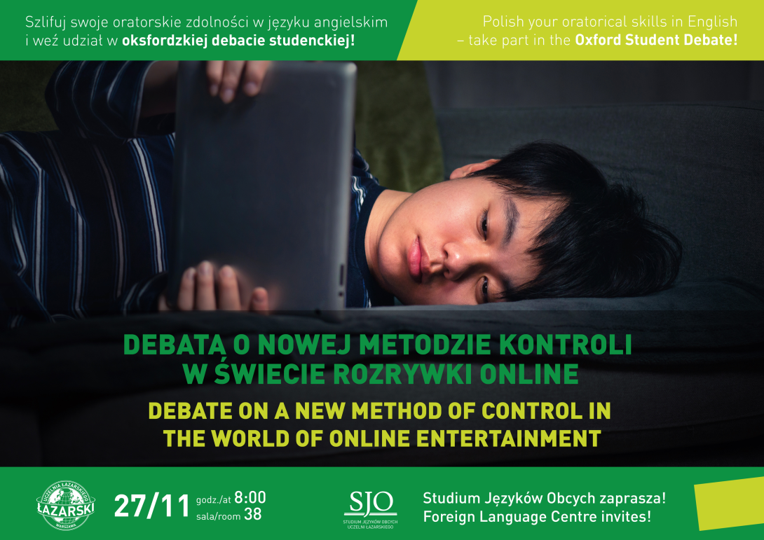 plakat debata studencka poziom NOWA METODA KONTROLI  002 